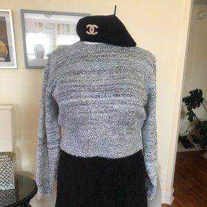 ❄️ Women’s Cider Plus Sparkly Silver Metallic Long Sleeved Sweater 3X NWT